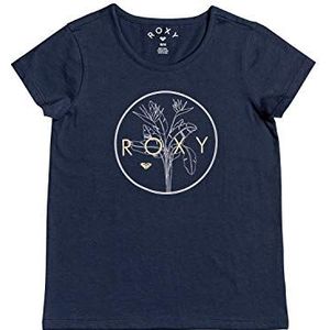 Roxy Endless Music Foil-T-shirt voor meisjes, 4-16, Mood Indigo, FR: L (maat fabrikant: 12/L)