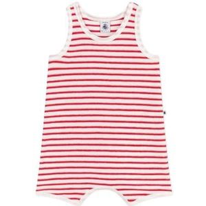 Petit Bateau - Short Playsuit - Babypakje - Marshmallow/Spi - 3 maanden