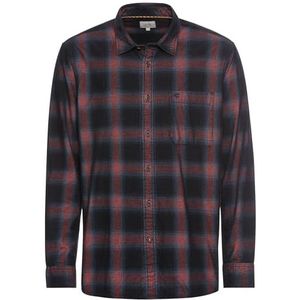 camel active Shirt met lange mouwen, brick red, M