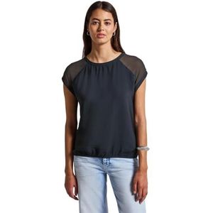 Street One - Blouseshirt - Casual - Viscosemix - Ronde Halslijn
