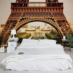 Apalis Vliesbehang Frans uitzicht fotobehang breed | vliesbehang wandbehang foto 3D fotobehang voor slaapkamer woonkamer keuken | meerkleurig, 94644