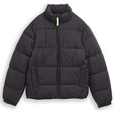 Tom Tailor - Gewatteerde Jas - Coal Grey - Met Opstaande Kraag