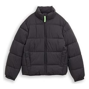 Tom Tailor - Gewatteerde Jas - Coal Grey - Met Opstaande Kraag