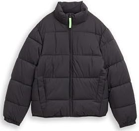 Tom Tailor - Gewatteerde Jas - Coal Grey - Met Opstaande Kraag