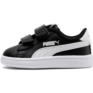 PUMA Smash V2 L V Inf, uniseks sneakers voor kinderen, Puma Zwart Puma Wit 03, 27 EU
