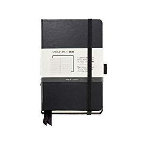 Miquelrius notitieboek, hardcover, met rubber, 140 x 90 mm, 192 pagina's, 80 g/m2, zwart