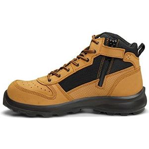 Carhartt Michigan Sneaker Midcut Zip Safety S1p industriële schoen, wheat, 36 EU Breed