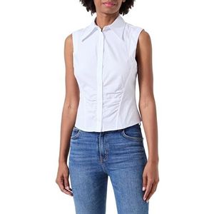 Pinko Clio Popeline Stretch overhemd, Z04_witte bril., 34 NL