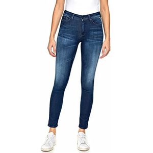 Replay Luzien Forever Blue Jeans voor dames, 009 Medium Blauw, 24W x 28L