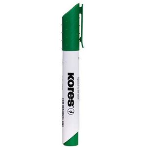 Kores Whiteboard marker, 3 - 5 mm wigpunt, 12 stuks, groen