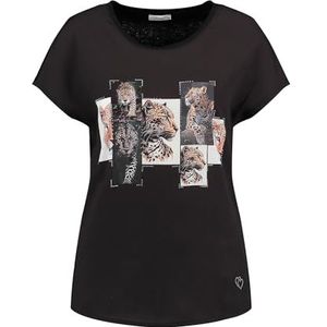 KEYLARGO WT Wildlife Round T-shirt voor dames, zwart (1100), M