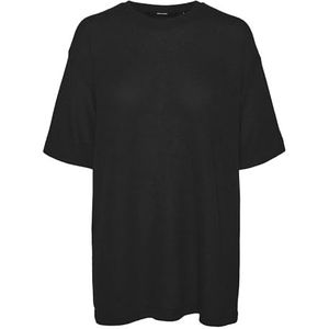 VERO MODA Gebreide damestrui, zwart, M