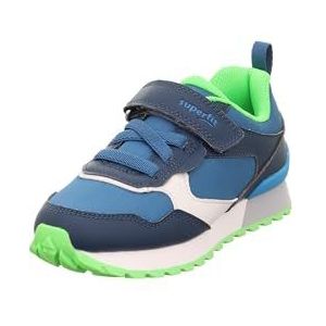 Superfit Dash sneakers voor jongens, blauw lichtgroen 8000, 39 EU