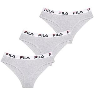 Fila Damesslips, katoen, damesondergoed, comfortabel en zacht (3 stuks), maat S, Gr, S