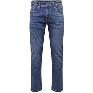 ONLY & SONS ONSWEFT REG. M. Blue 6755 DNM Jeans NOOS, blauw (medium blue denim), 30W x 32L