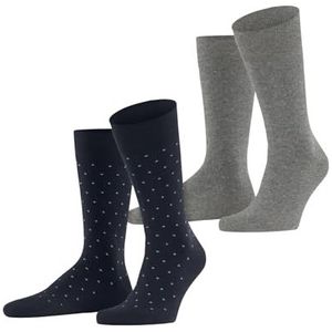 Esprit - Fine Dot - Gedessineerde Sokken - Veelkleurig - 2-Pack