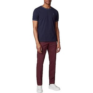 Hackett London Heren C Chino Kensington Broek, Rood (Maroon), 32W/30L, Rood (kastanjebruin), 32W / 30L
