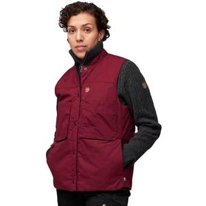 Fjallraven 87175-347 Singi Padded Vest W Sportvest Dames Bordeaux Rood Maat M