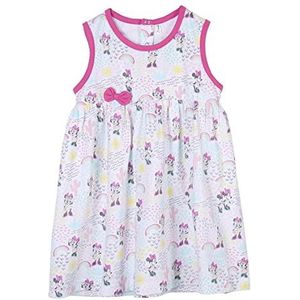CERDÁ LIFE'S LITTLE MOMENTS Minnie Mouse Babyjurk voor meisjes, bedrukt en gemaakt van 100% katoen, officiële licentie Disney, roze, normaal