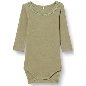 Bestseller A/s NBFNUSSA LS Body, oil green, 80 cm
