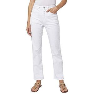 Pepe Jeans Lexi Sky High Straight Jeans voor dames, Wit (000Denim 000), 24W x 28L