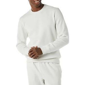 Amazon Essentials Men's Fleecetrui met ronde hals (verkrijgbaar in grote en lange maten), Lichtgrijs, XL-XXL