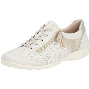 Remonte Dames R3411 sneakers, offwhite/schelp/goud/offwhite / 80, 42 EU, Offwhite schelp goud offwhite 80, 42 EU