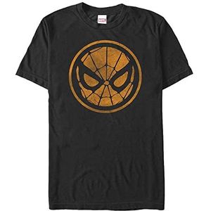 Marvel Spider-Man Classic - Spidey Orange Unisex Crew neck T-Shirt Black 2XL