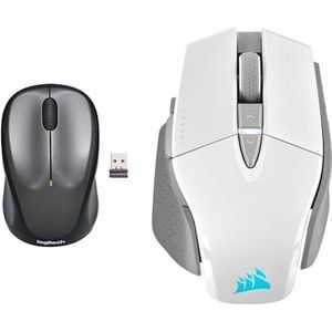 Logitech M235 Mouse, Wireless & Corsair M65 RGB ULTRA WIRELESS Afstembare