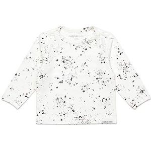 Noppies Unisex Baby U Tee Ls Gale AOP T-shirt, wit (snow white), 74 cm