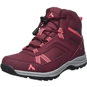 McKinley Maine II Mid Aqb Wandelschoen Red Wine/Charcoal/Re 28