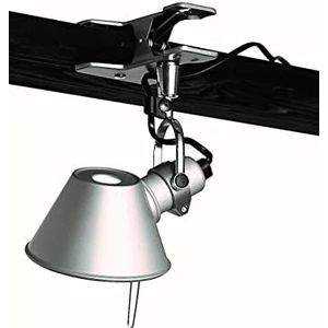 Artemide - Tolomeo Micro Pinza klemlamp. Hoogwaardige lamp van aluminium met klem. Made in Italy, H 20 L 16 cm