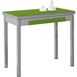 ASTIMESA Keukentafel, boekvorm, groen, 50 x 90 cm
