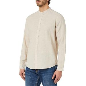 Sisley Heren 59A2SQ020 Shirt, Beige 905, XXL, Beige 905, XXL