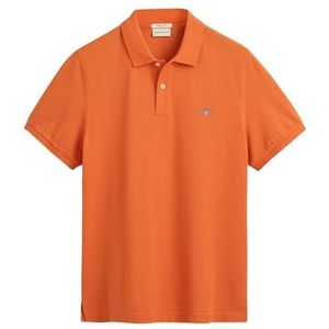 GANT REG Shield SS Pique Polo, pompoen oranje, 4XL