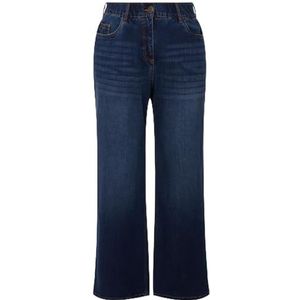 Ulla Popken Damesbroek, wijde jeans, Denim Blauw, 33W x 32L