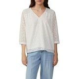 s.Oliver - Blouse - Crème - Wijde Blouse - Gelaagde Look