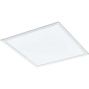 EGLO Access Salobrena-A Led-plafondlamp, 1 vlam, led-plafondlamp van aluminium en kunststof, wit, met afstandsbediening, kleurtemperatuurverandering (warm, neutraal, koud), dimbaar, l x b 45 cm