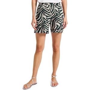 Street One Dames Korte gedessineerde paperbag in Groen, in size: 32