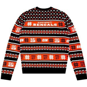 FOCO Heren NFL Team Big Logo lelijke trui, Teamkleur, XL