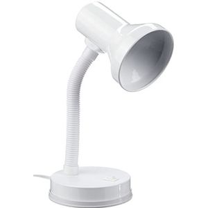 BRILLIANT lamp Junior tafellamp wit | 1x R80, E27, 40W, geschikt voor reflectorlampen (niet inbegrepen) | Schaal A ++ tot E | Met tuimelschakelaar