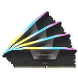 CORSAIR VENGEANCE RGB DDR5 RAM 96GB (4x24GB) 6000MHz CL30 Intel XMP iCUE Compatibel Computergeheugen - Zwart (CMH96GX5M4B6000C30)