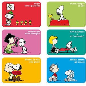 Excelsa Snoopy placemat, 6 motieven, gesorteerd