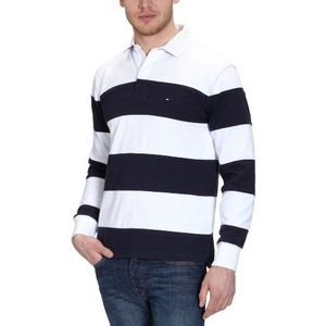 Tommy Hilfiger heren sweatshirt, gestreept 887811331 / BASIC BLOCK STP RUGBY LS RF