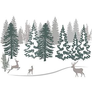 Per tafelkleed, wegwerptafelset, wafelpapier, bedrukt met winterlandschap in de sneeuw, afmetingen: 30 x 40 cm, gemaakt in Frankrijk, 500 sets.
