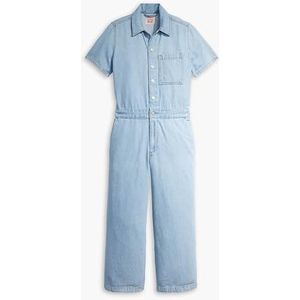 Levi's Heritage jumpsuit voor dames, korte mouwen, Glad To Meet You, M
