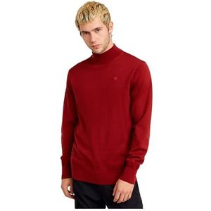 G-Star RAW Premium core Mock Knit, rood (Dry Red D25175-d847-5298), S