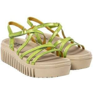 ART 1576f Brighton damessandalen, gemetalliseerde pistache, 40 EU