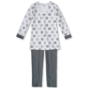 Sanetta Meisjesnachtkleding/pyjama, gestippeld 242062, grijs (1397), 176 cm