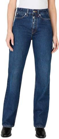 Pepe Jeans - Dames Straight Jeans - Blauw - Hw Deep Ocean
